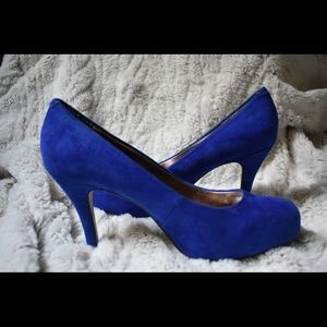 Electric Blue Madden Girl Heels